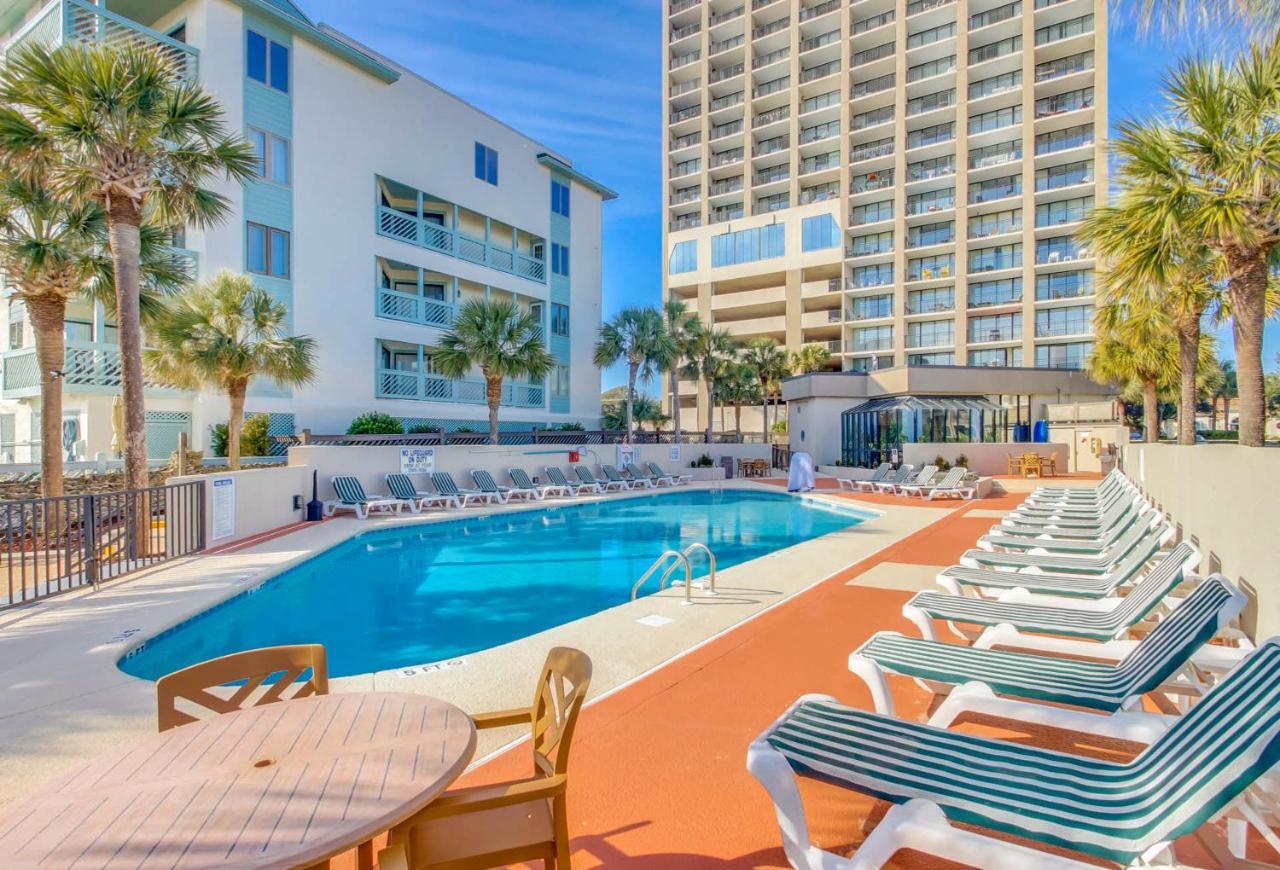 Lively Views From The Balcony At Ocean Forest Plaza Myrtle Beach Exterior foto