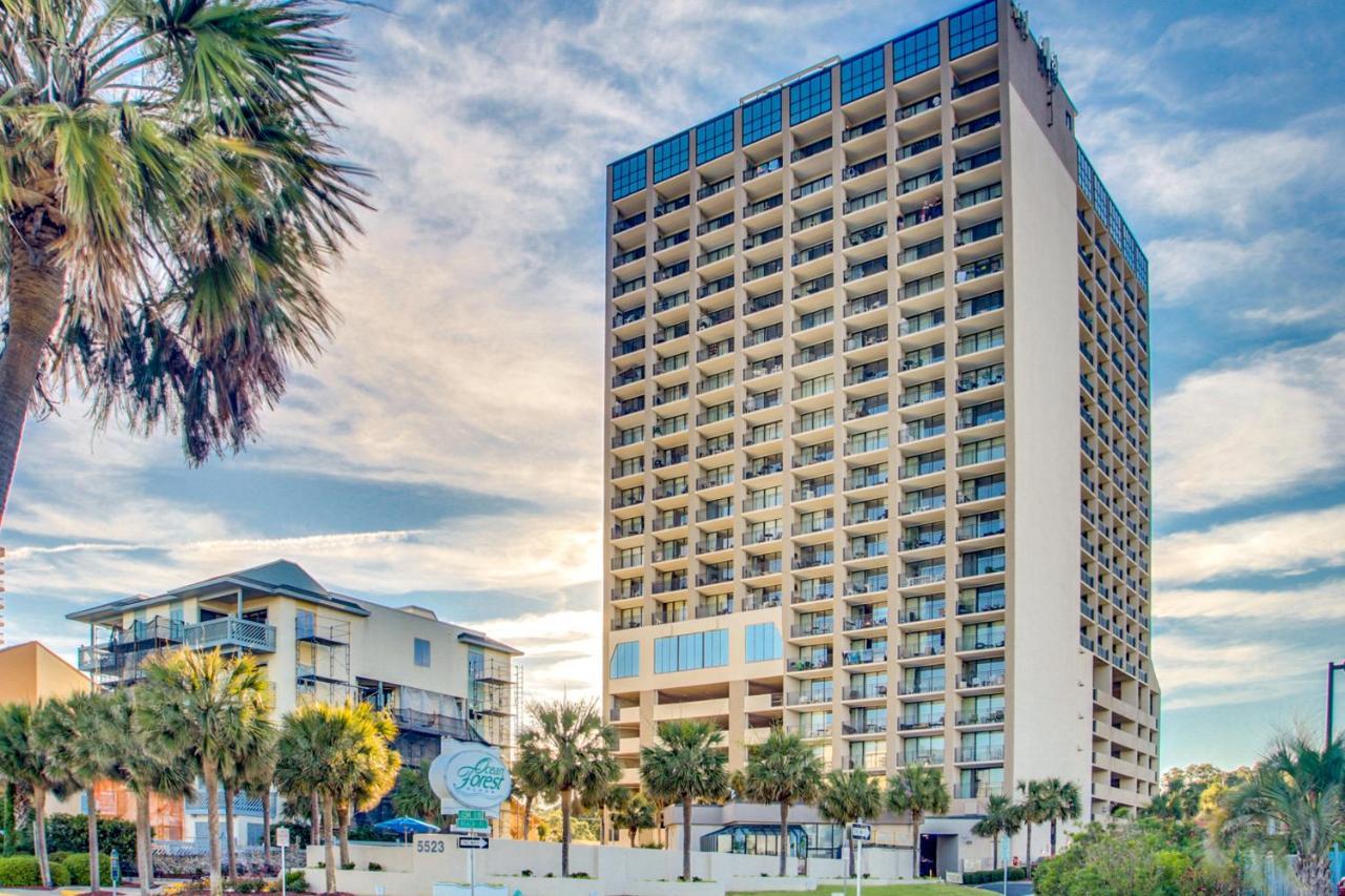 Lively Views From The Balcony At Ocean Forest Plaza Myrtle Beach Exterior foto