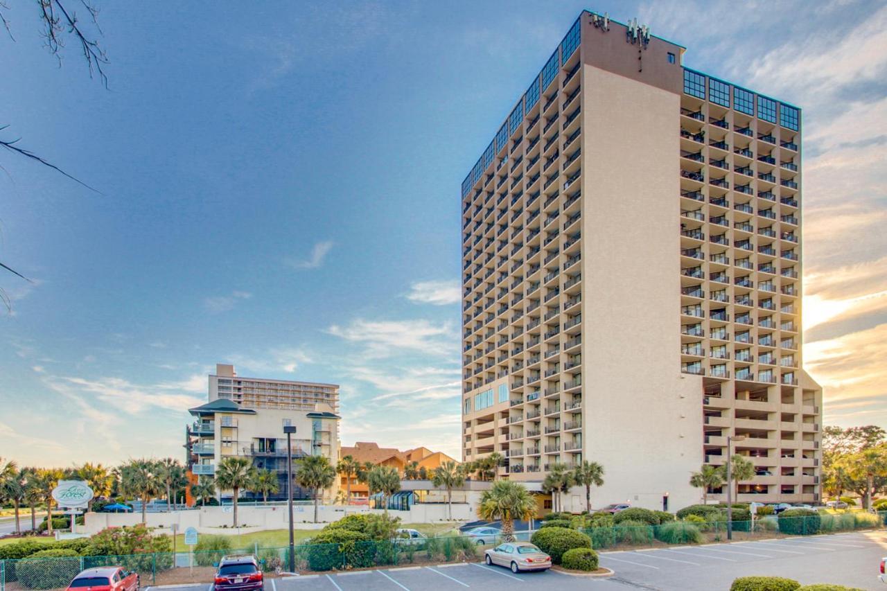 Lively Views From The Balcony At Ocean Forest Plaza Myrtle Beach Exterior foto